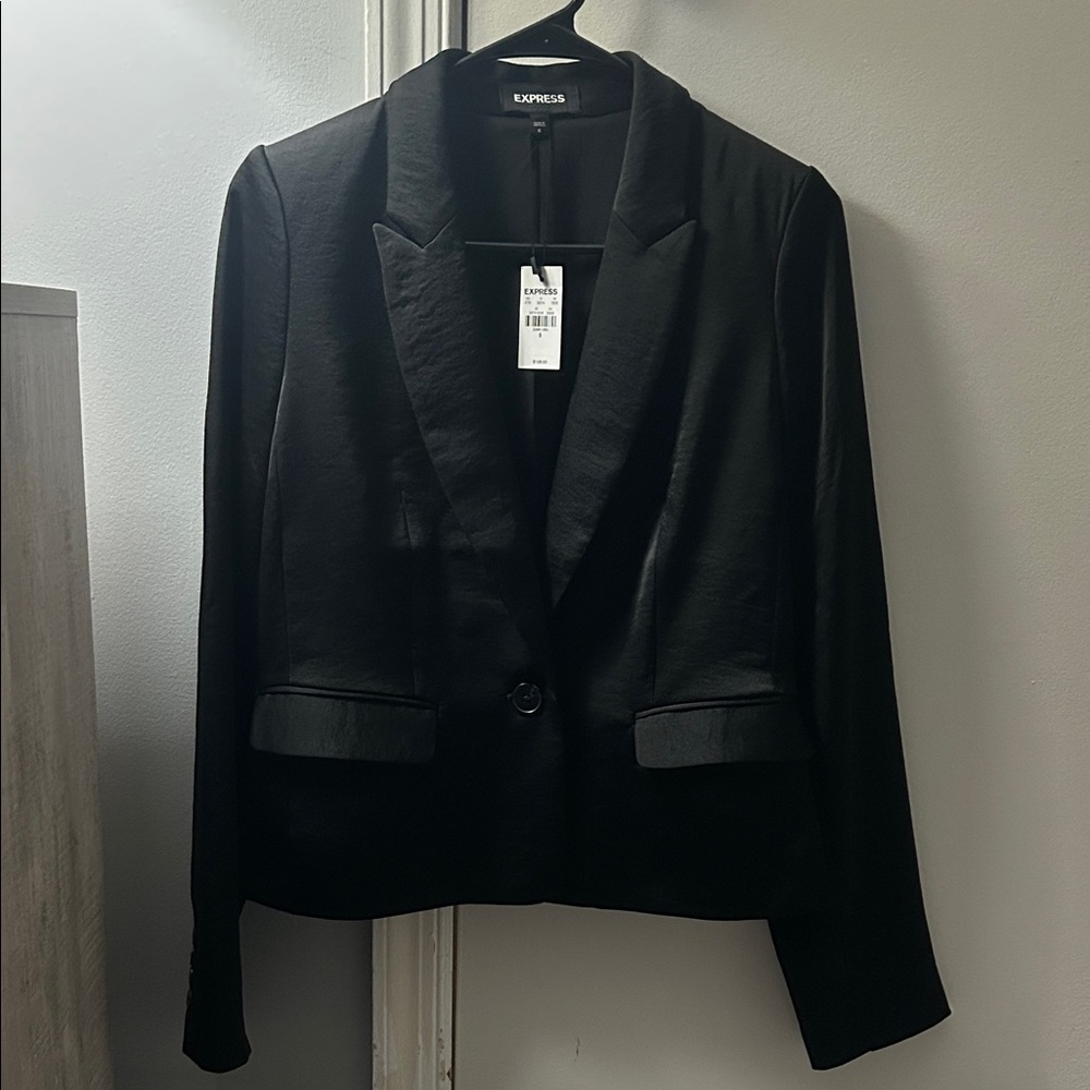 Express Women's Elegant Black Suit Jacket